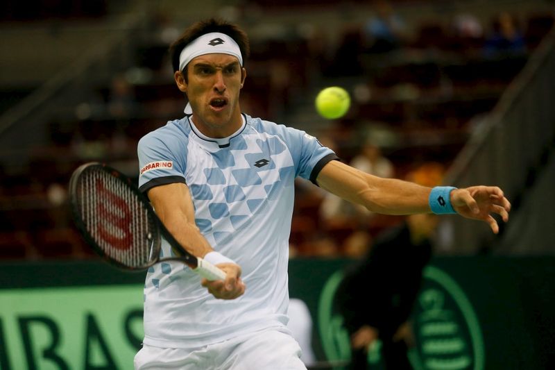 © Reuters. Tennis - Poland v Argentina - Davis Cup World Group First Round