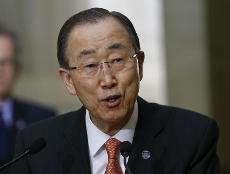 © Reuters. Ban Ki-moon pide a su enviado retomar conversaciones sobre el Sáhara Occidental