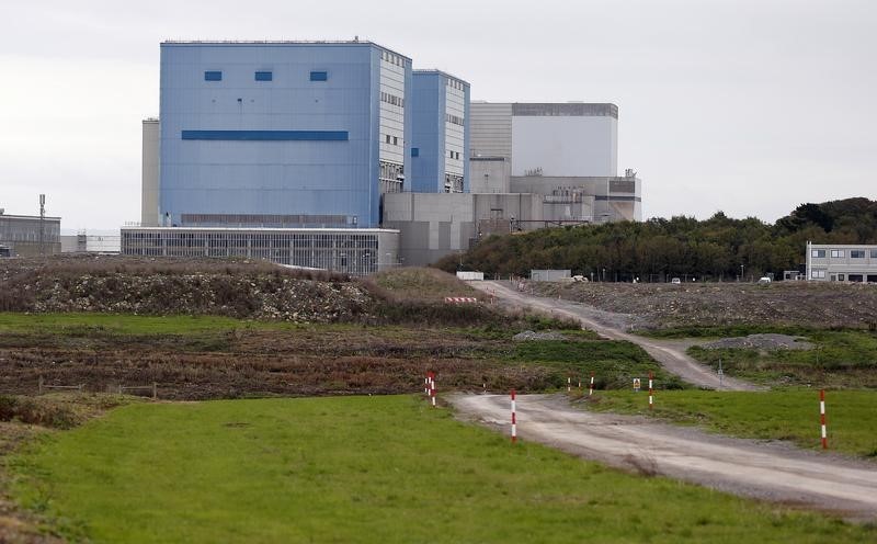 © Reuters. DÉPART DU DIRECTEUR FINANCIER D'EDF SUR UN DÉSACCORD LIÉ À HINKLEY POINT