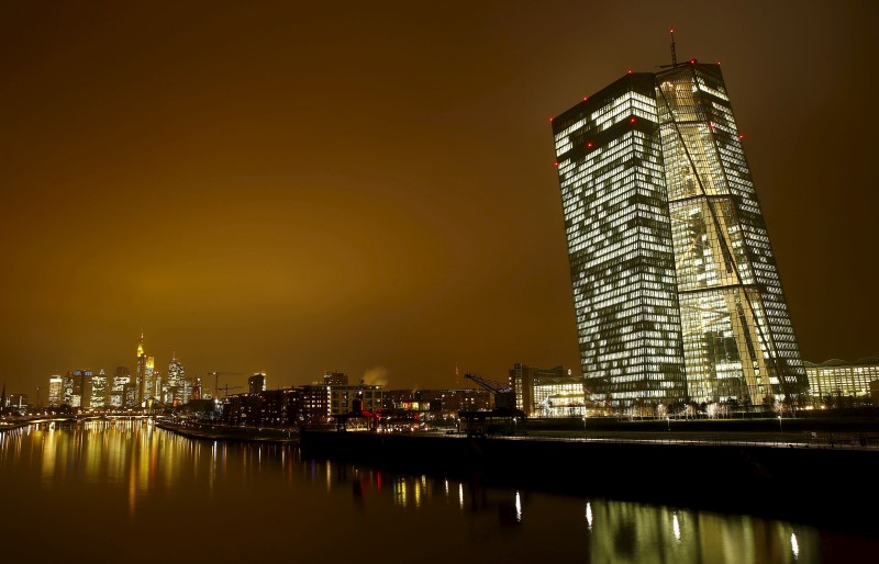 © Reuters. The new headquarters of the European Central Bank is pictured in Frankfurt, Germany