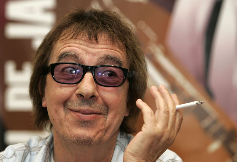 © Reuters. Bill Wyman, ex-baixista dos Rolling Stone, durante evento na Espanha