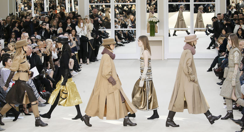 © Reuters. Desfile da Chanel em Paris