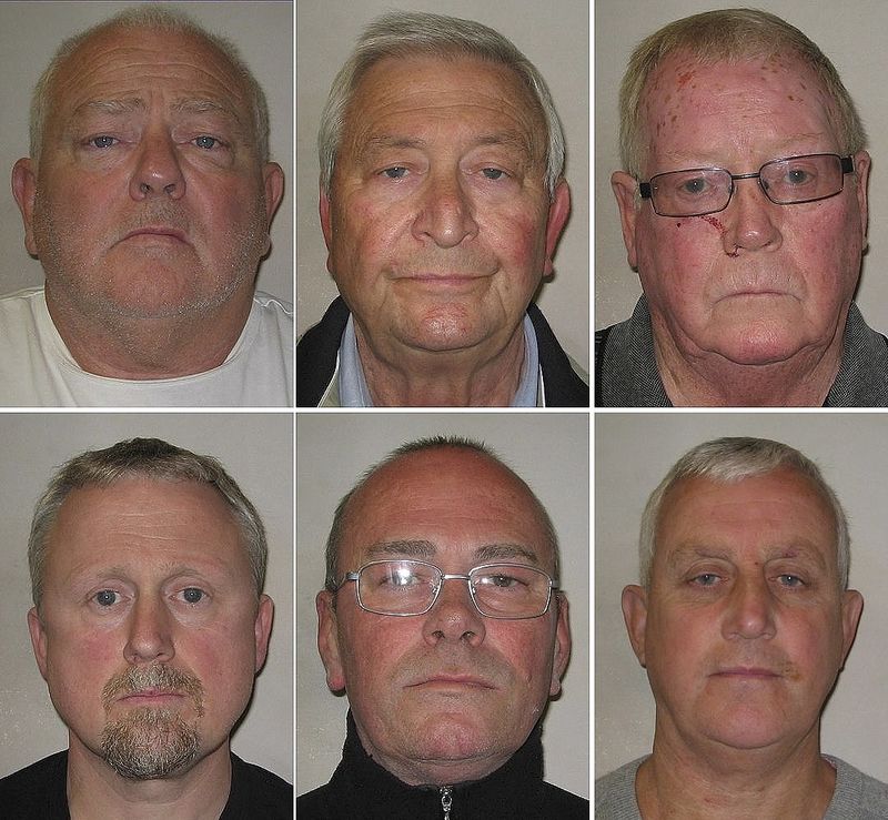 © Reuters. The undated arrest booking pictures of the Hatton Garden robbery gang 