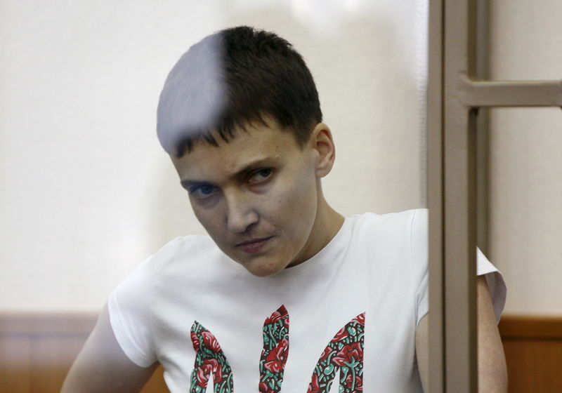 © Reuters. La UE pide a Rusia que libere a la piloto ucraniana en huelga de hambre  