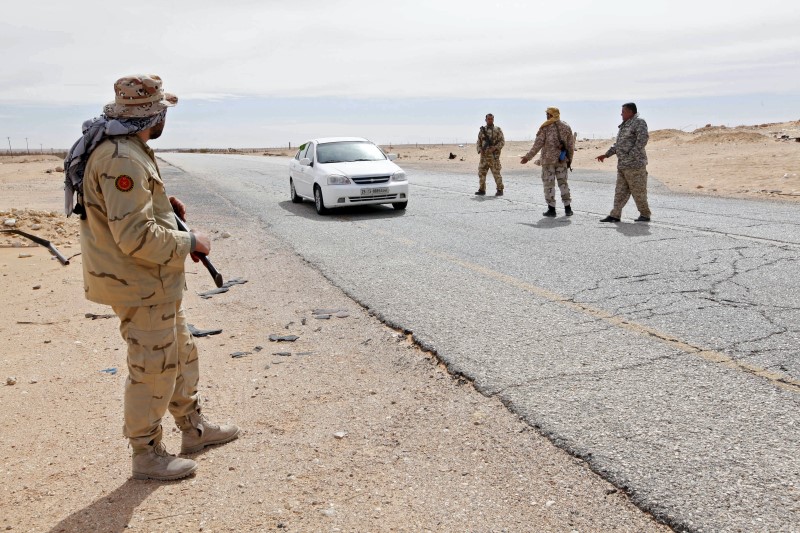 © Reuters. زعيم الدولة الإسلامية الجديد في ليبيا يقول إن عودها "يشتد في كل يوم"