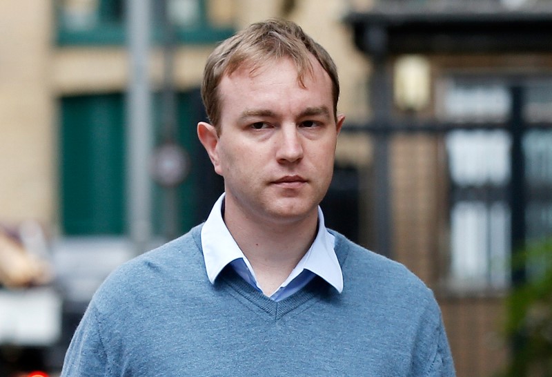 © Reuters. Former trader Tom Hayes arrives at Southwark Crown Court in London, Britain