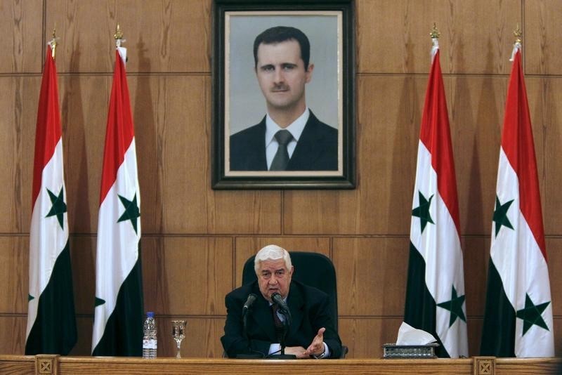 © Reuters. Siria rechaza discutir el futuro de la presidencia de Assad en conversaciones de paz