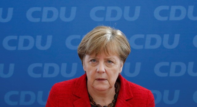 © Reuters. Chanceler alemã, Angela Merkel, durante encontro em Berlim