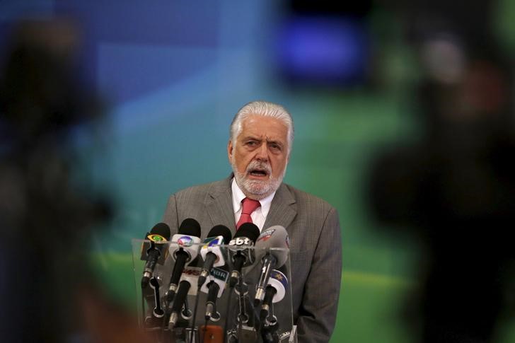 © Reuters. Ministro-chefe da Casa Civil, Jaques Wagner, em coletiva de imprensa no Palácio do Planalto, em Brasília