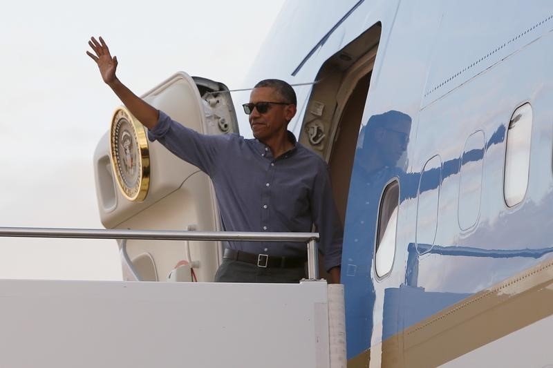 © Reuters. Con su viaje a La Habana, Obama busca hacer irreversible la apertura a Cuba