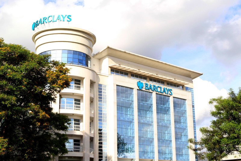 © Reuters. A general view shows the headquarters of Barclays Bank Kenya in the capital Nairobi