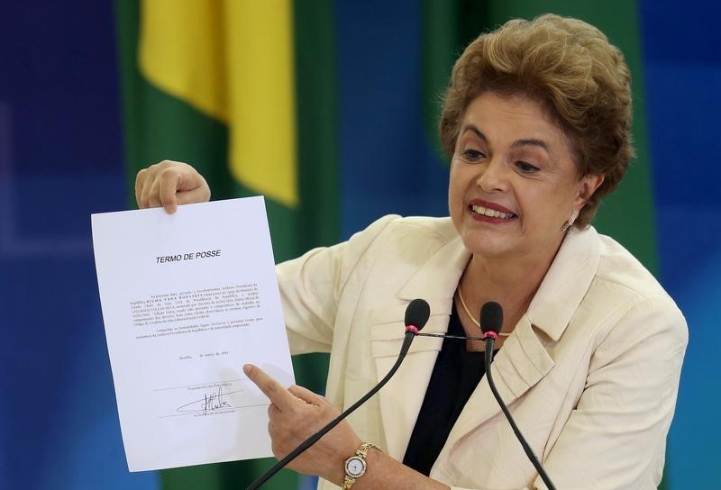 © Reuters. Congreso de Brasil lanza proceso de juicio político a presidenta Rousseff