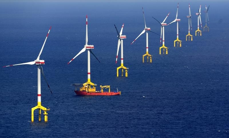 © Reuters. PAS D'USINE FRANÇAISE D'ÉOLIENNES AVEC LA FUSION SIEMENS-GAMESA