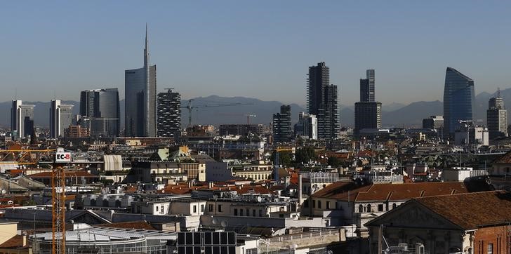 © Reuters. Porta Nuova's district is pictured in downtown Milan