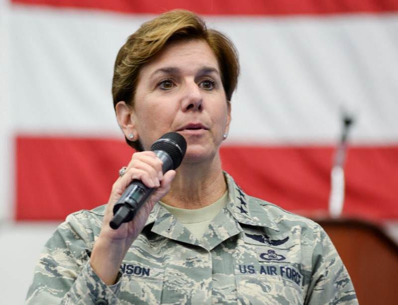 © Reuters. ترشيح امرأة للمرة الأولى على رأس القيادة الشمالية الأمريكية