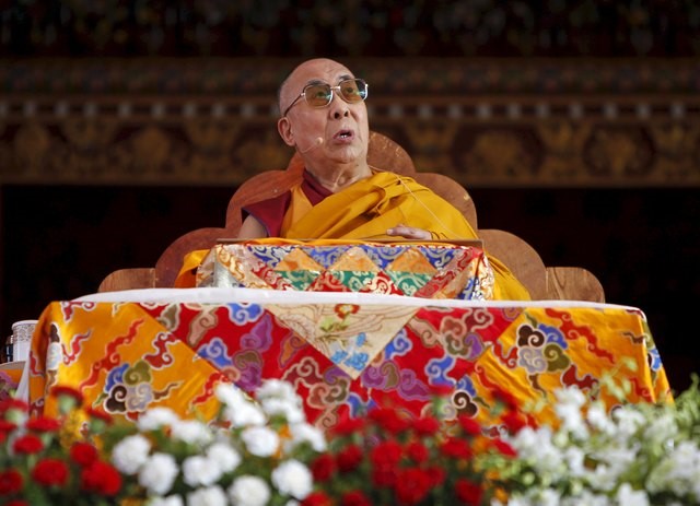 © Reuters. Líder espiritual tibetano, Dalai Lama, durante evento em Bylakuppe, Índia