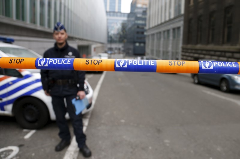 © Reuters. SALAH ABDESLAM EN GARDE À VUE À BRUXELLES