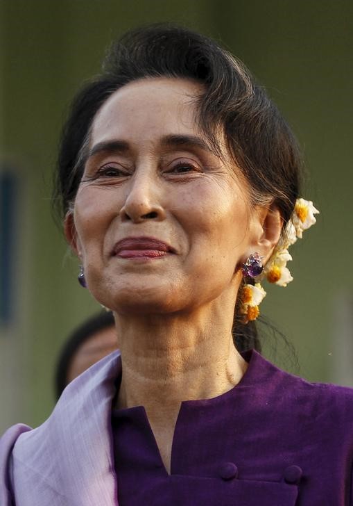 © Reuters. سو كي لن تلعب على الأرجح دورا رسميا في حكومة ميانمار الجديدة