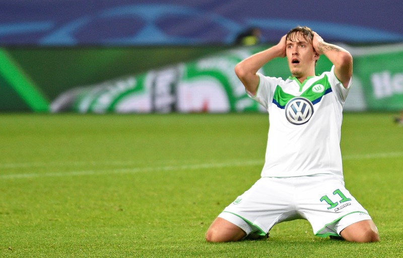 © Reuters. VfL Wolfsburg v Manchester United - UEFA Champions League Group Stage - Group B