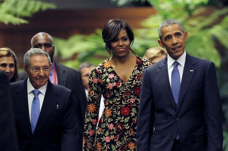 © Reuters. Obama se despide de Cuba con discurso masivo y reunión con disidentes