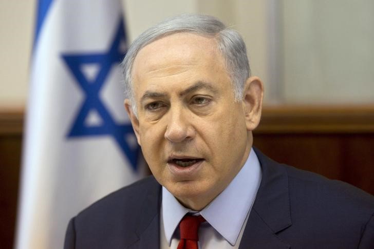 © Reuters. نتنياهو يأمل أن ترفض أمريكا أي قرار لمجلس الأمن يؤيد دولة فلسطينية