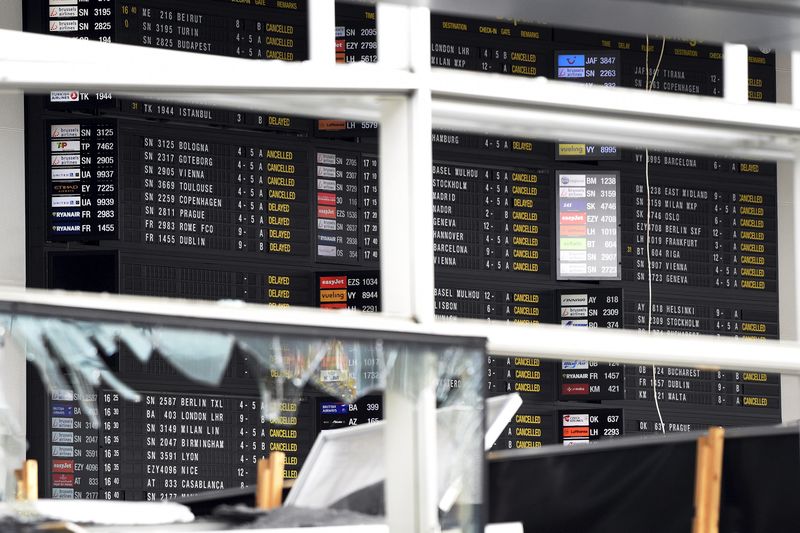 © Reuters. مطار بروكسل: لا رحلات قبل يوم الاثنين على أقرب تقدير