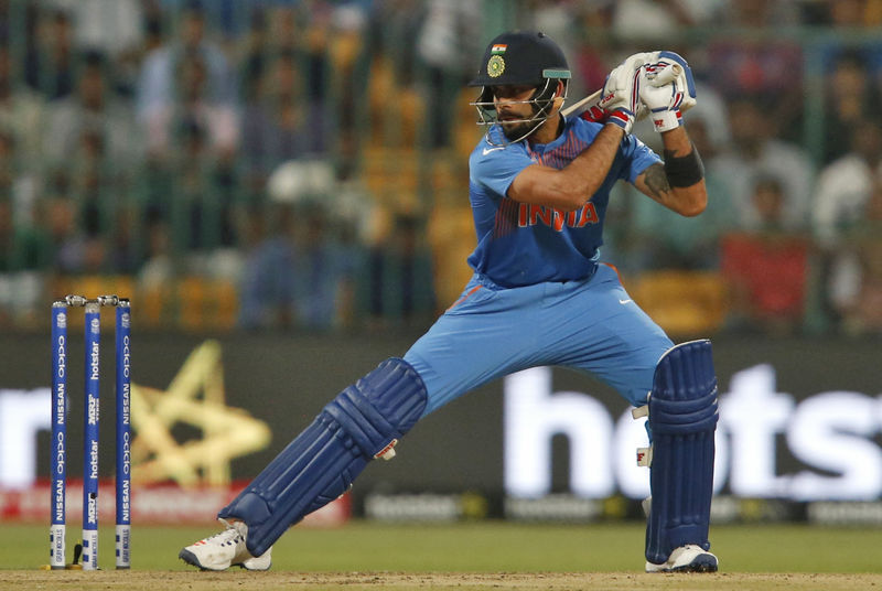 © Reuters. Cricket - India v Bangladesh - World Twenty20 cricket tournament