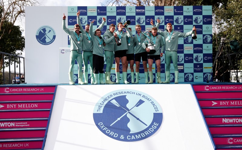 © Reuters. BNY Mellon 2016 Oxford v Cambridge University Boat Race