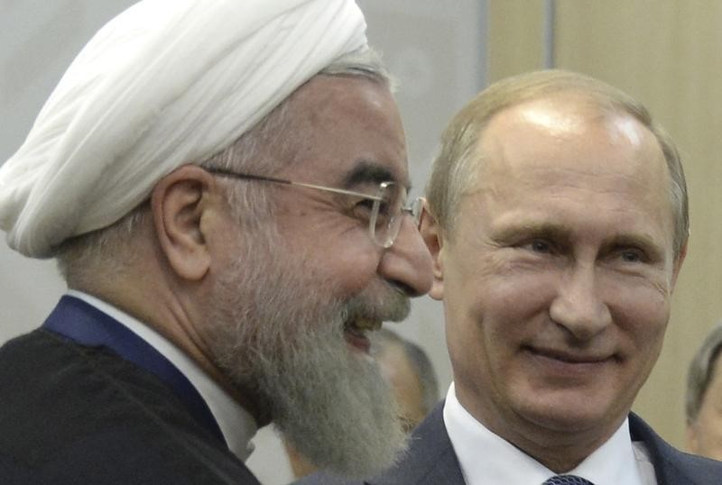 © Reuters. الكرملين: بوتين وروحاني بحثا سوريا واتفقا على تعزيز الاتصالات