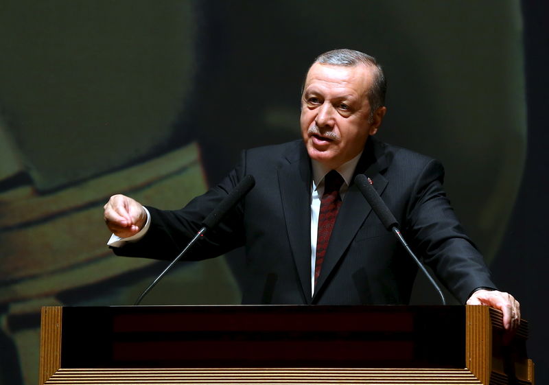 © Reuters. إردوغان يحذر دبلوماسيا أجنبيا بسبب صورة "سيلفي" في محاكمة صحفيين