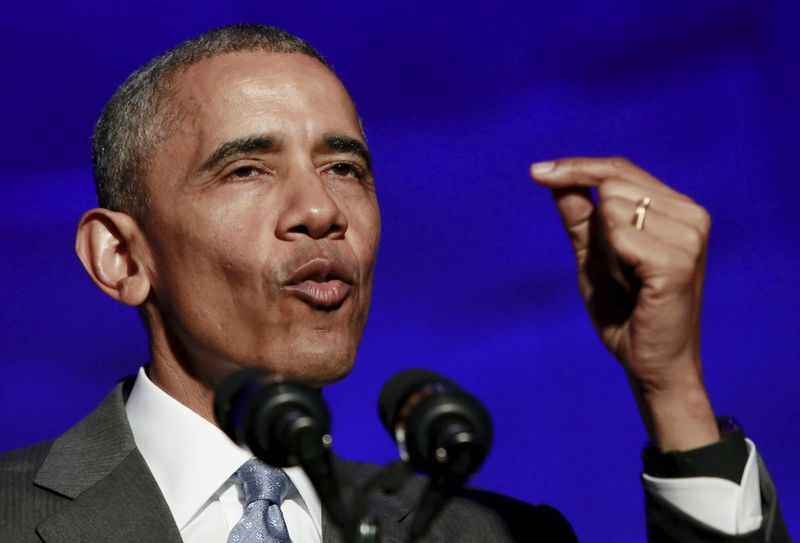 © Reuters. أوباما: الصحفيون يتحملون جزئيا النغمة السائدة في انتخابات الرئاسة