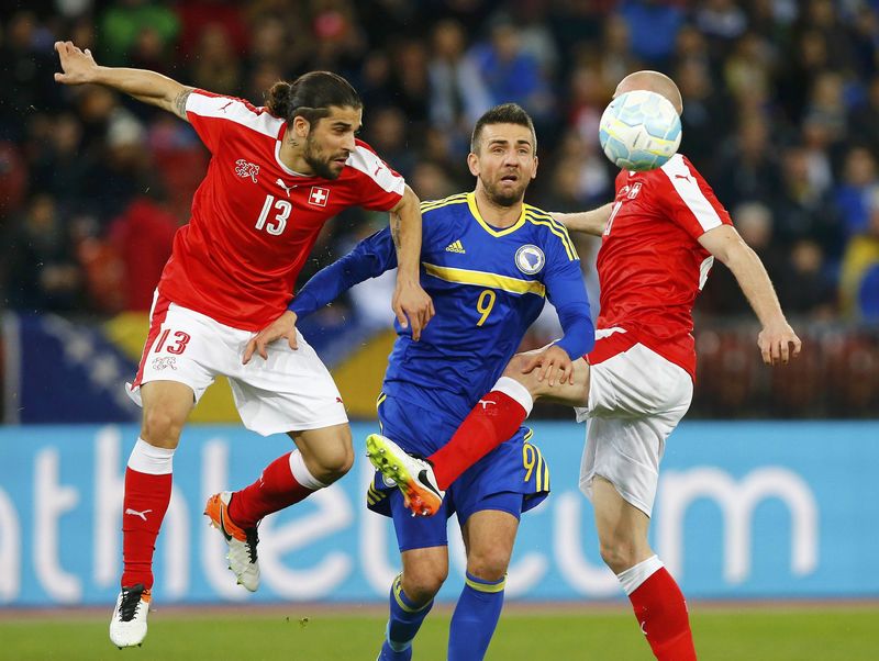 © Reuters. Switzerland v Bosnia and Herzegovina - International Friendly