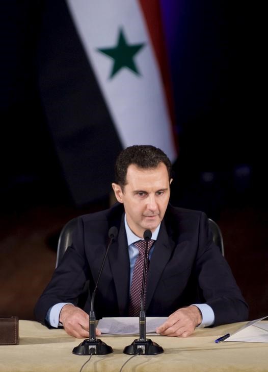 © Reuters. وكالة: الأسد يقول إن دمشق ستعتمد في محادثات جنيف على وثيقة الأمم المتحدة
