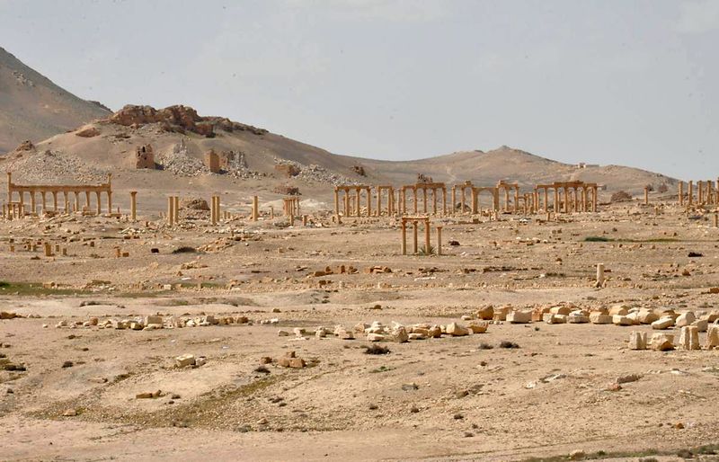 © Reuters. Assad pide ayuda a la ONU para reconstruir la antigua ciudad de Palmira