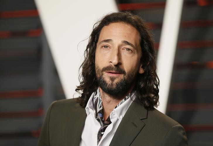 © Reuters. Ator Adrien Brody chega a evento em Beverly Hills