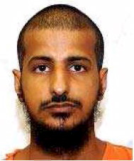 © Reuters. Yemeni Guantanamo Bay detainee Tariq Ba Odah is seen in a U.S. military image