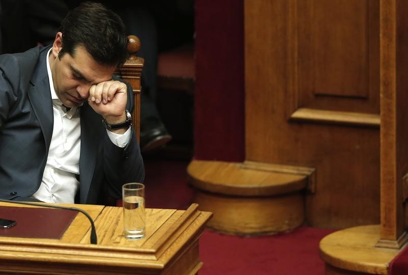 © Reuters. Grecia pide explicaciones al FMI por una transcripción filtrada sobre deuda