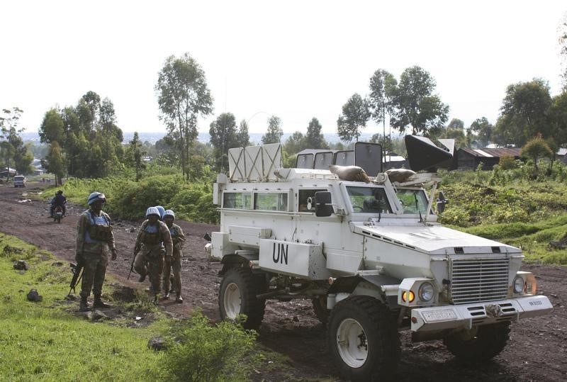 © Reuters. الأمم المتحدة: 11 امرأة وفتاة في الكونجو الديمقراطية يقلن إنهن حملن من جنود حفظ السلام