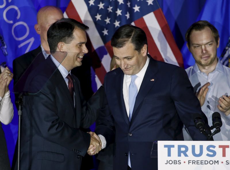© Reuters. الجمهوري كروز والديمقراطي ساندرز يحققان فوزا مهما في ويسكونسن
