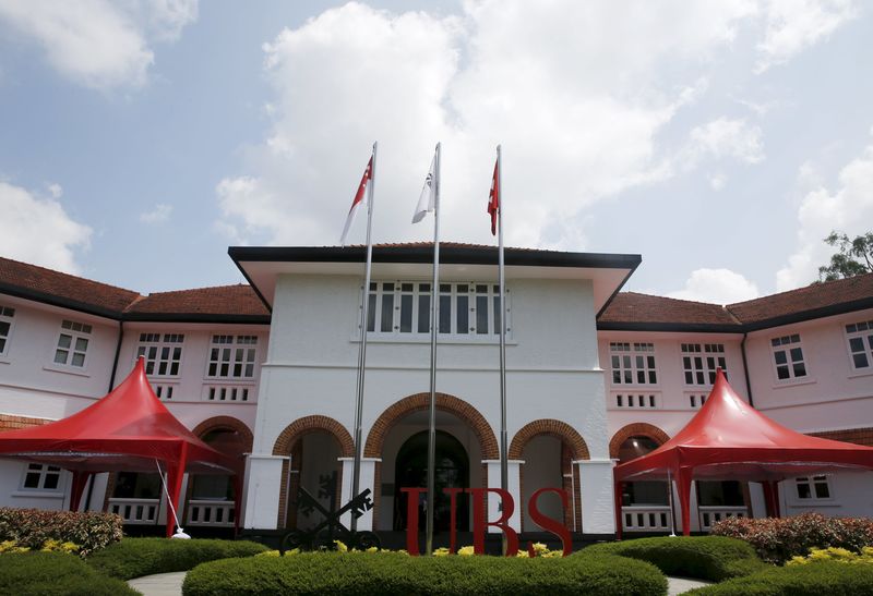 © Reuters. A view of the UBS Business University which houses their innovation center Evolve in Singapore