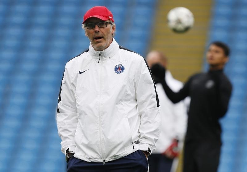 © Reuters. Paris St Germain Training