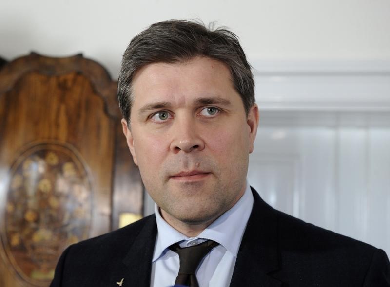 © Reuters. وزير مالية أيسلندا يقول إنه لن يستقيل بسبب فضيحة أوراق بنما