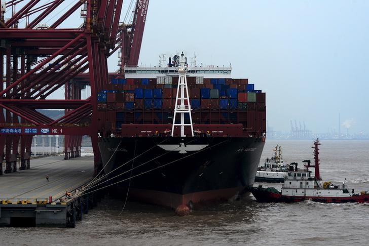© Reuters. صادرات الصين ترتفع 11.5% على أساس سنوي في مارس..أكبر زيادة منذ يونيو 2015