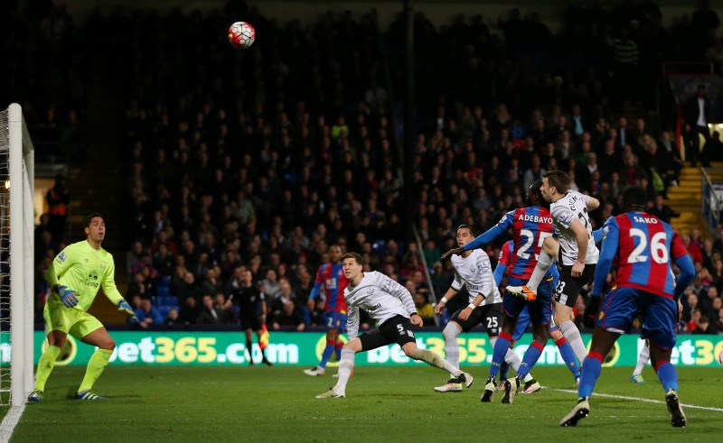 © Reuters. Crystal Palace v Everton - Barclays Premier League