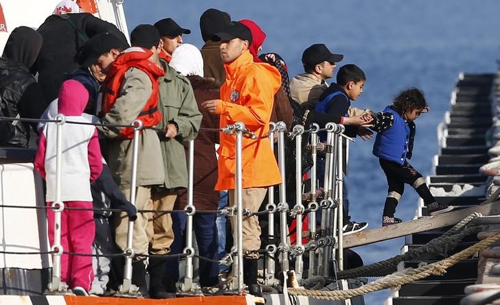 © Reuters. تركيا تتوقع عودة سوريين أكثر من اليونان بموجب الاتفاق الأوروبي