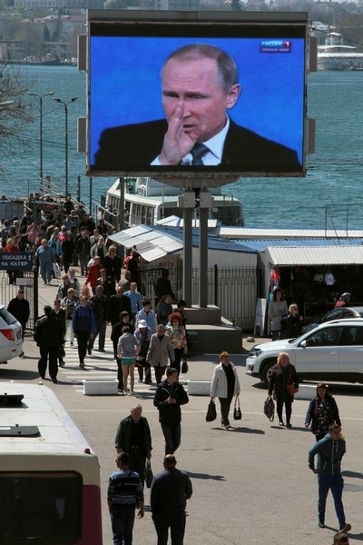 © Reuters. مجلس أوروبا: اضطهاد معارضي ضم روسيا للقرم في شبه الجزيرة