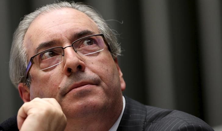 © Reuters. Presidente da Câmara dos Deputados, Eduardo Cunha (PMDB-RJ), em sessão do Congresso Nacional, em Brasília