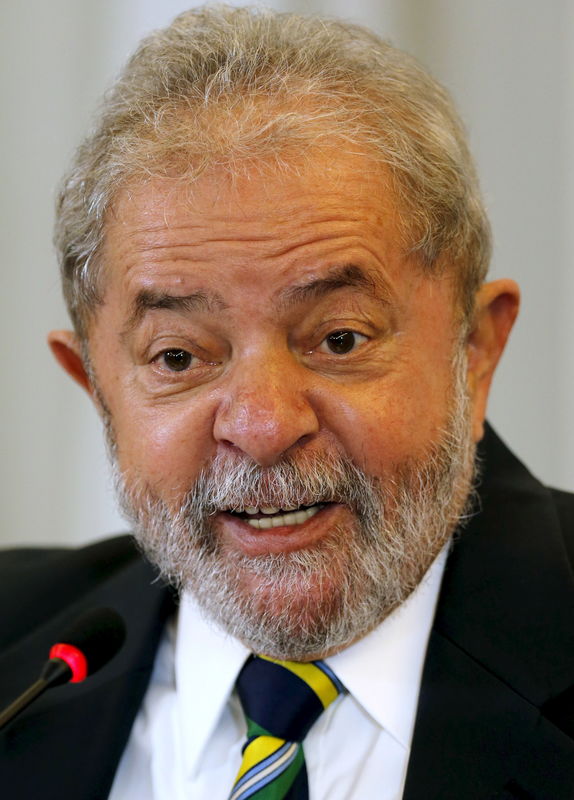 © Reuters. Ex-presidente Lula em São Paulo