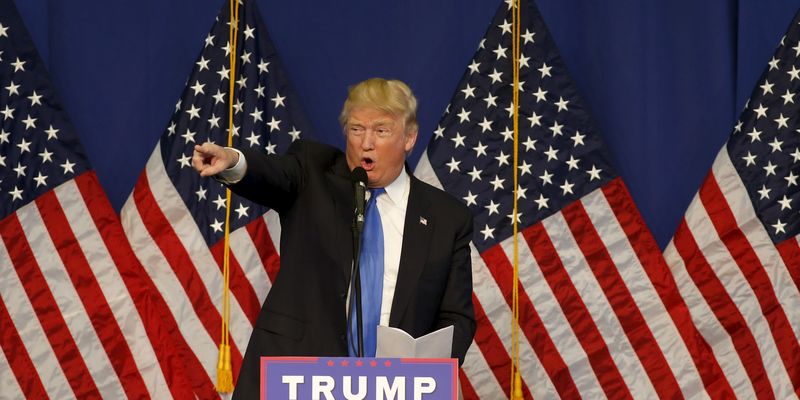 © Reuters. Donald Trump faz discurso em Plattsburgh