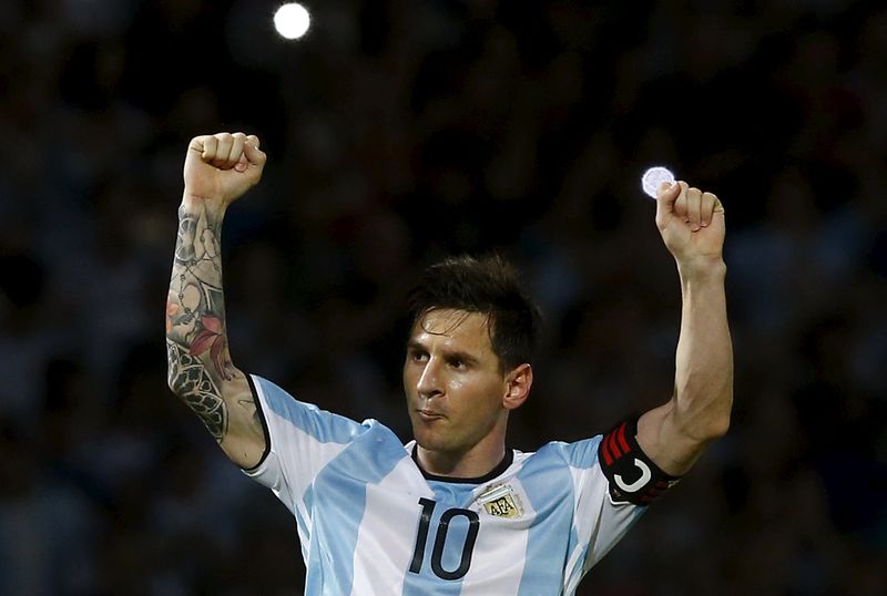 © Reuters. Messi: La Copa América puede servir para que Argentina se saque la espina clavada